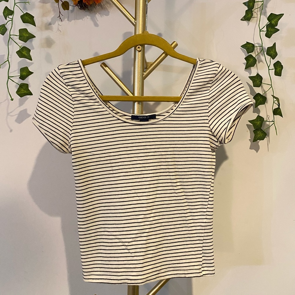 Black & White Striped Tee